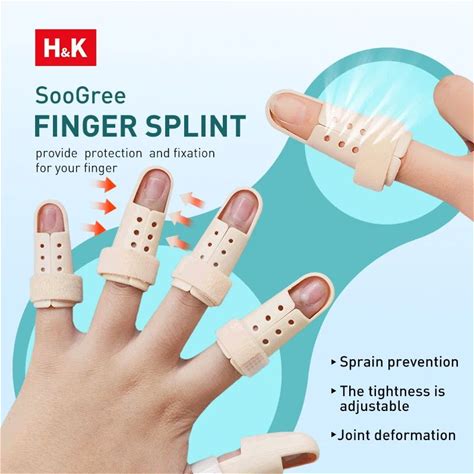 Finger Fixation Splint Knuckle Pad Finger Joint Dislocation Bending Straightening Splint