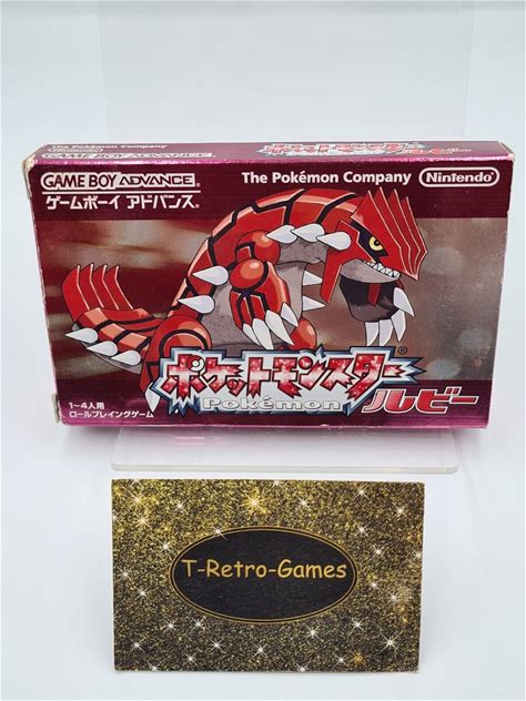 Nintendo Game Boy Advance Pokemon Ruby Mit Ovp Und Anleitung Japan