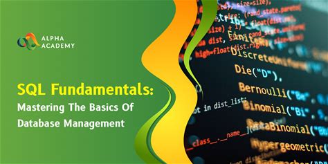 SQL Fundamentals Mastering The Basics Of Database Management