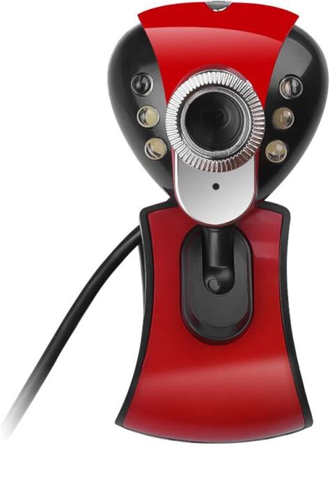 Computer Peripherals Cameras USB 2.0 50.0m 480P 6 LED HD Webcam With MIC For PC Laptop Web Camera For Calling Conference Work