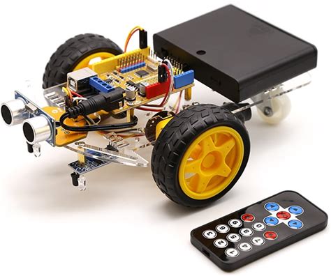 Smart Robot Auto Kit Avoidance Tracking 2WD, Ultrasone, Ir-Afstandsbediening, Voor Arduino Diy Kit, Robotics Leren