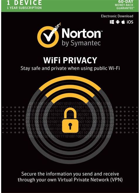 NORTON Wi-Fi Privacy - 1 Year For 1 Device (Download)