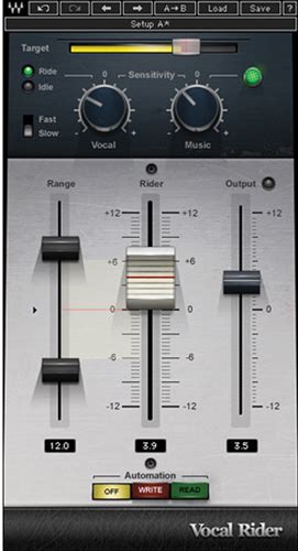 Waves Vocal Rider - Automatic Level-Riding Plug-In (Native/Soundgrid, Download)
