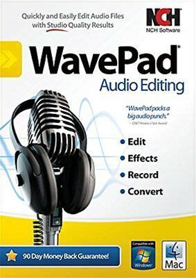 Wavepad Sound Editor For Pc Or Mac .Edit Audio And Music
