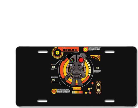 Robloxx Profiles Robby License Plate By Artistshot