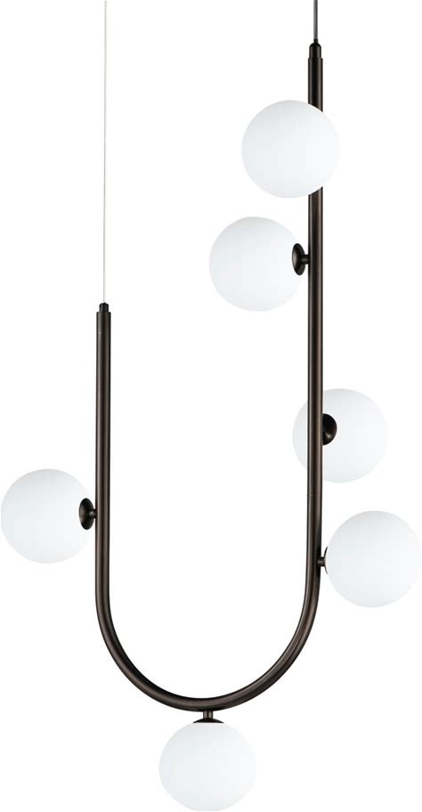 Studio M SM24906 Contour 6 Light 24" Wide LED Abstract Pendant By Nina