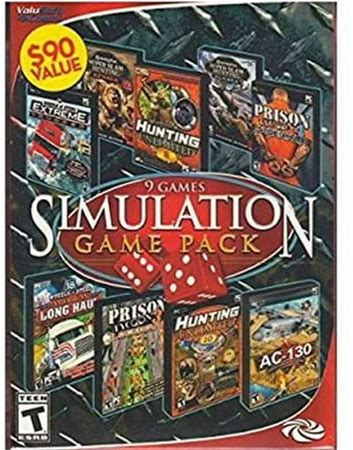 Simulation Game Pack 9-Game Collection (PC CD)