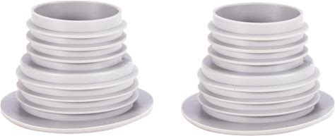 SEIWEI 2PCS Washing Machine Drain Pipe Seal Hose Plug Drain Tube Hose Seal Deodorant Silicone Plug Backflow Preventer For Shower Bathroom Kitchen Sin