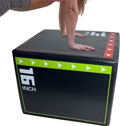 Jumping Exercise Box, Multifunctional Shockproof Step-Up, 15.75X11.81X13.78 Inches, Wear Resistant Fitness Equipment, Stability Training Tool For Hom