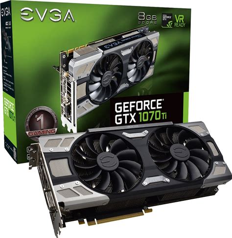 EVGA Geforce GTX 1070 Ti FTW ULTRA SILENT GAMING, 8GB GDDR5, ACX 3.0 & RGB LED Graphics Card 08G-P4-6678-KR