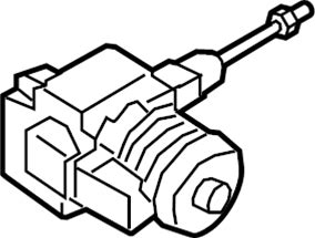Audi A6 Turbocharger Wastegate Actuator - 06L145614B. ENGINE / TRANSAXLE. TURBOCHARGER & COMPONENTS.