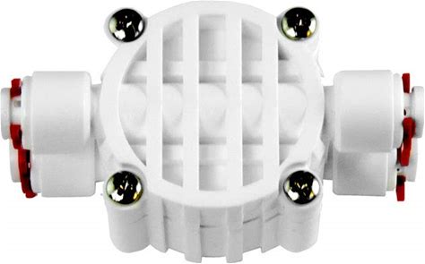 Auto Shut Off Valve Quick Connect Fittings For RO Reverse Osmosis Water System, Shuts Off When Tank Pressure Reaches 65% Of Incoming Line Pressure,