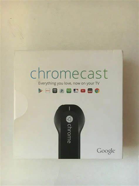 Google Chromecast (1St Generation) Hdmi Media Streamer - Black