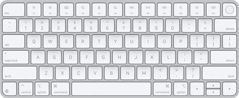 Magic Keyboard With Touch ID For Mac Models With Apple Silicon (USB-C) - US English - Apple