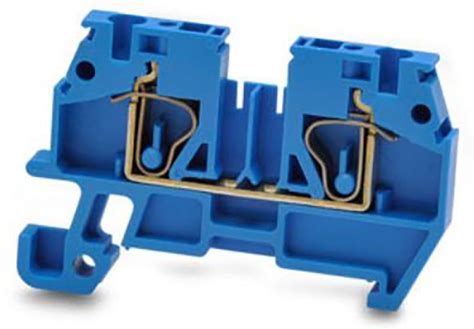 RS PRO 2624162 | SCREWLESS TERMINAL BLOCK RSPRO Q 2.5 BLU | Terminal Block Connectors