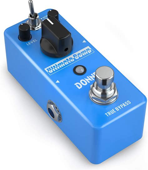 Donner Compressor Pedal, Ultimate Comp 2 Modes Compression Effect Pedal Pure Analog For Electric Guitar And Bass True Bypass