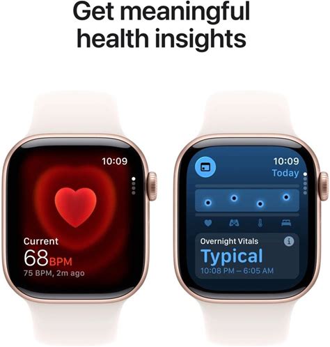 Apple Watch Series 11 GPS + Cellular 42mm Rose Gold Aluminum Case With Light Blush Sport Band - S/M