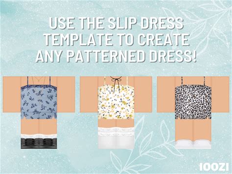 Slip Dress - Roblox Clothing Template - Roblox Dress Template - Digital Download - Transparent Background