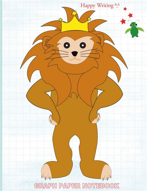 Happy Writing Graph Notebook: Anitoony Cartoon Collection - Nava