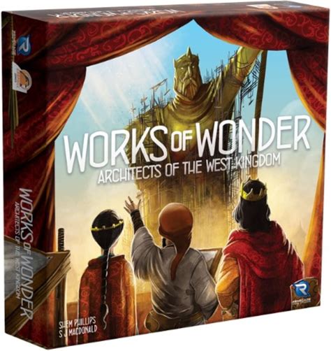 Renegade Games Studios Architects Of The West Kingdom: Works Of Wonder - Expansion To Architects Of The West Kingdom. 1-5 Players, Ages 12+, 60-80 Min