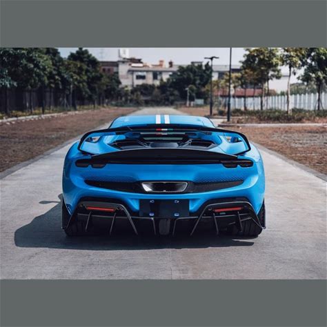 High Quality Bulk Export Dry Carbon Fiber Exterior Tuning Body Kit High Performance Precise Fitment For Ferrari 296