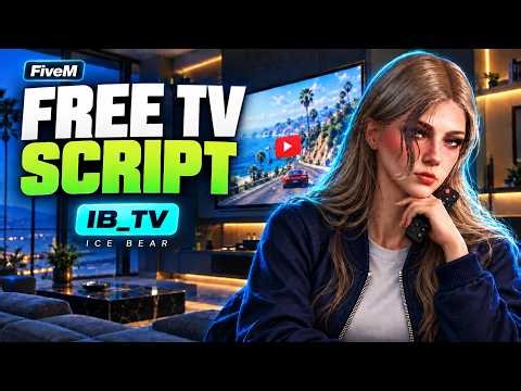 FREE FiveM TV Script 📺 Watch YouTube In-Game! | IB_TV