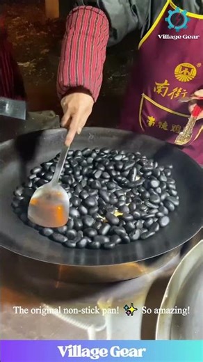 This is NOT a Normal Pan! 🤯 They're Cooking Directly on HOT ROCKS! You Have to See This! #cooking