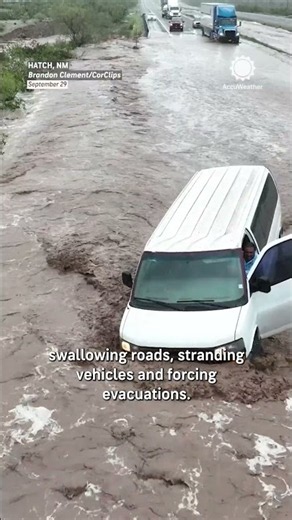 Flooding Plagues New Mexico, Albuquerque's Wettest Month