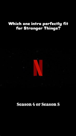 Content India Official on Instagram: "Netflix Spacial intro for Stranger Things #Netflix #strangerthings #Netflixintro #strangerthingsintro #Netflixspacialintro #strangerthingsseason5 Which one is perfectly fit?"