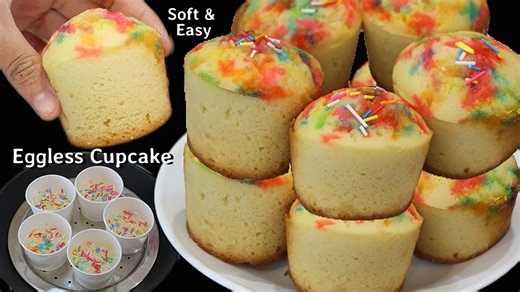 Simple Rainbow Cup Cakes within 10 minutes | Without Oven Eggless Muffins Recipe For Christmas Eggless Vanilla Cupcakes, Moist and Fluffy Vanilla Cupcakes without Egg, Cupcake Recipe, Eggless Recipes, how to make cupcake, moist cake, easy cupcake recipe #Cupcake #Vanillacupcakerecipe #cupcakerecipe #vanillacupcakes #cupcakes #dessertrecipe #muffinrecipe #spongecake #egglesscupcake #egglessbaking #christmas #christmasrecipes | Aashi's Kitchen