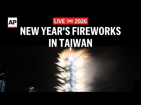 Taiwan New Year 2026: LIVE countdown and fireworks in Taipei