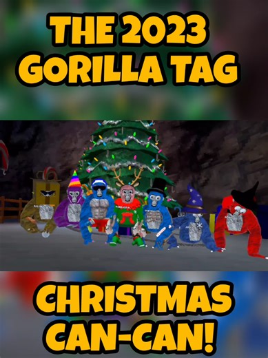 I will post this every Christmas eve 🤣 THE GORILLA TAG CHRISTMAS CAN-CAN! #gorillatag #gtag #gorillatagvr #gorillatagmoments #gorillatagvideo
