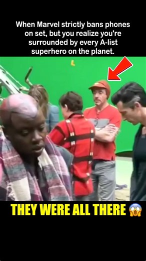 They Are All There... #avangers #behindthescenes