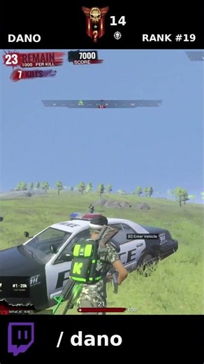H1Z1 ROTK - Dano (#19 ROTK) - 14 kill game 🔥 #Shorts