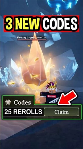 NEW 3 REROLL CODES in The Forge Roblox