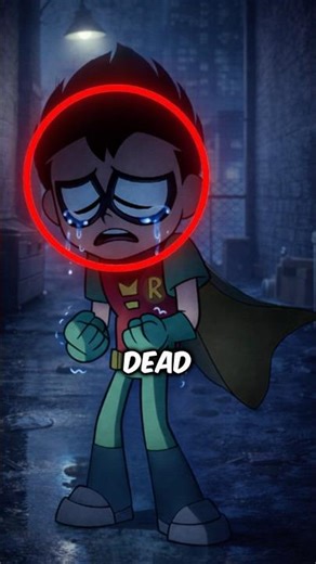 Robin from Teen Titans Go is actually dead…🥲 #shorts