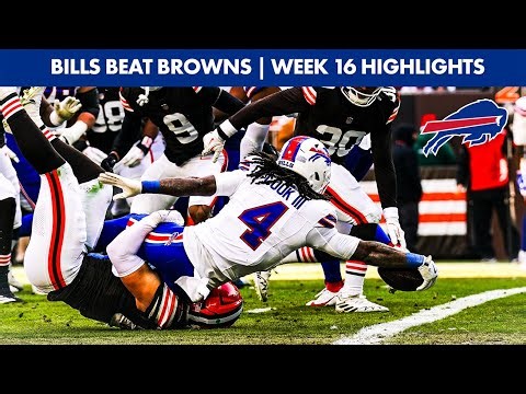 Bills' top plays vs. Browns | Week 16