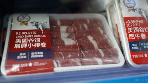 China says to impose extra 55% tariffs on some beef imports - CNA