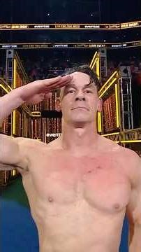 John Cena left it all in the ring. We can’t thank you enough, John. 😮‍💨 #SNME