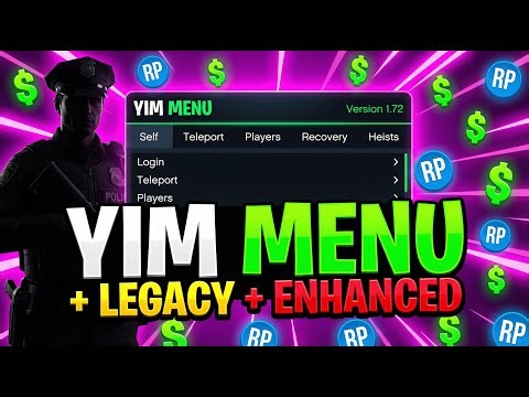 Yim Menu GTA 5 Enhanced 1.72 | Yim Menu 2025 Update | Legacy, Lua Scripts, Injector, DLC & BattleEye