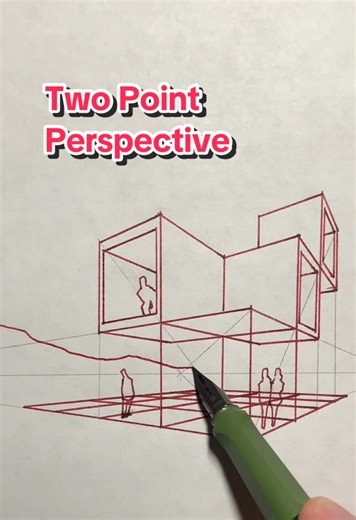 Mastering Two Point Perspective Drawing Tutorial