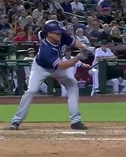 Bird nearly interferes with bunt 🐦