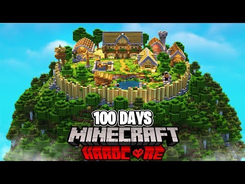 I Survived 100 Days on a PLANET in Hardcore Minecraft