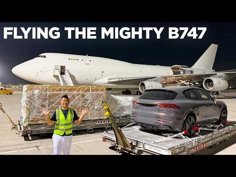Flying the Mighty Boeing 747-400BCF - One Night as a Cargo Pilot