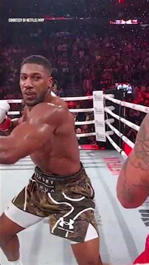 The slo-mo of Anthony Joshua’s KO on Jake Paul 💥