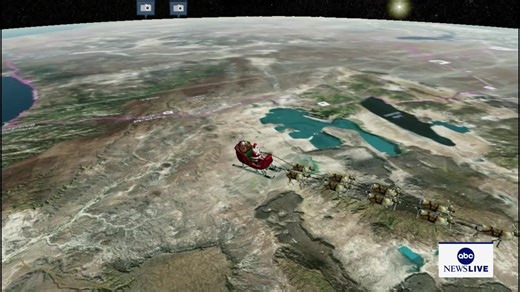 LIVE SANTA TRACKER: For the 70th year in a row, people of all ages can get updates on Santa's journey as he delivers presents around the world from the North American Aerospace Defense Command in Colorado. https://abcnews.link/PMGGzUN | ABC News