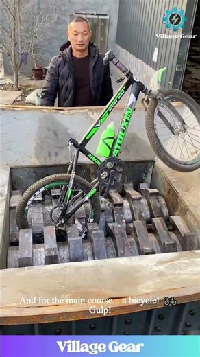 A GIANT Metal Monster That Eats Bicycles is Now a Thing! 😂 My Blender is So EMBARRASSED! #shredder