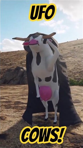What are these UFO Cows doing Out of Bounds? Wreckfest