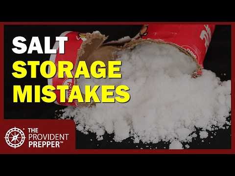Salt Storage MISTAKES Every Prepper Should Avoid