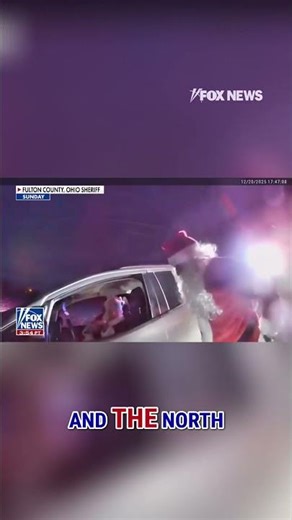 Santa is 'PACKING HEAT' during a traffic stop #foxnews #news #us #fox